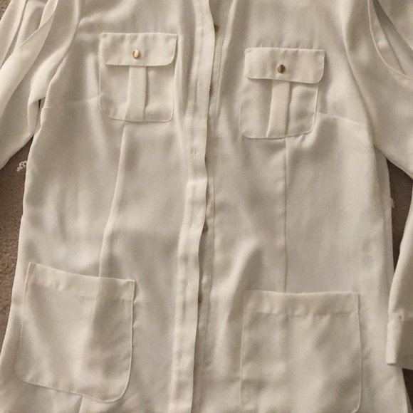 White Chico long sleeve top - Picture 2 of 4